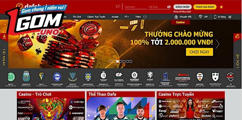 Nơi chứa đựng những sảnh game hàng đầu