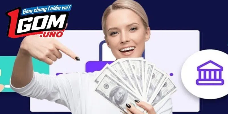 Hướng dẫn rút tiền 1Gom chi tiết từng bước