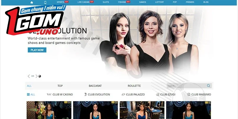 1 số sảnh game nổi bật tại W88